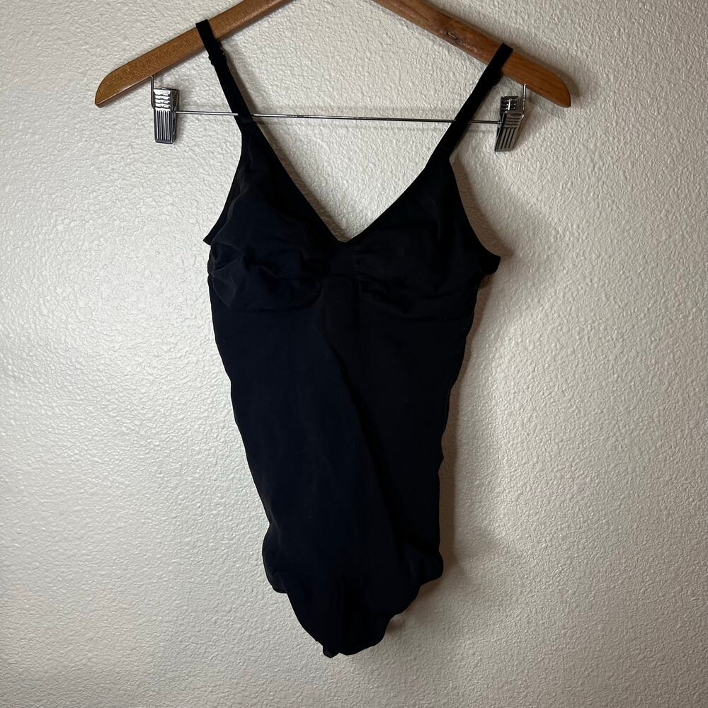 SKIMS Seamless Sculpt Brief Bodysuit Shapewear in black 4X/5X PLUS
